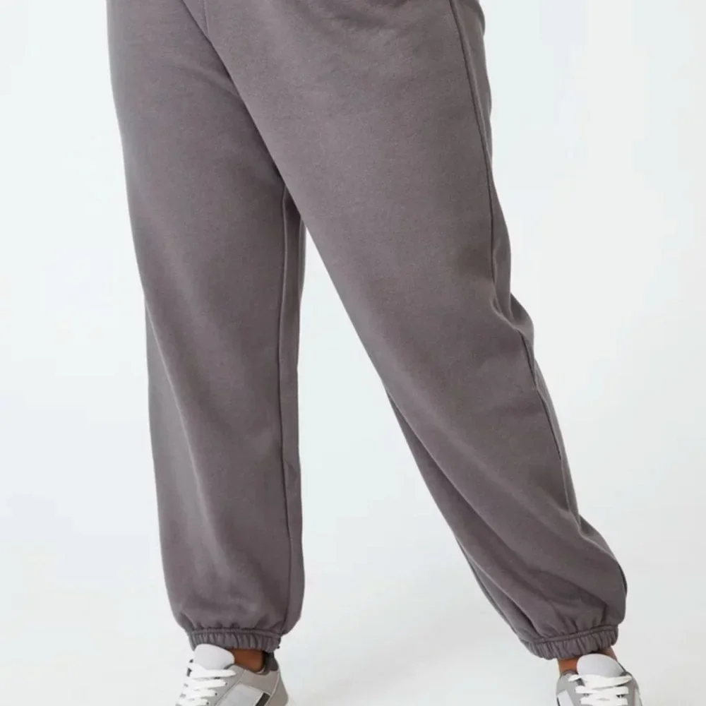 Brand New Ladies Cotton On Curve Comfortable Fleece Track Pants / Trackies - Picture 2 of 11
